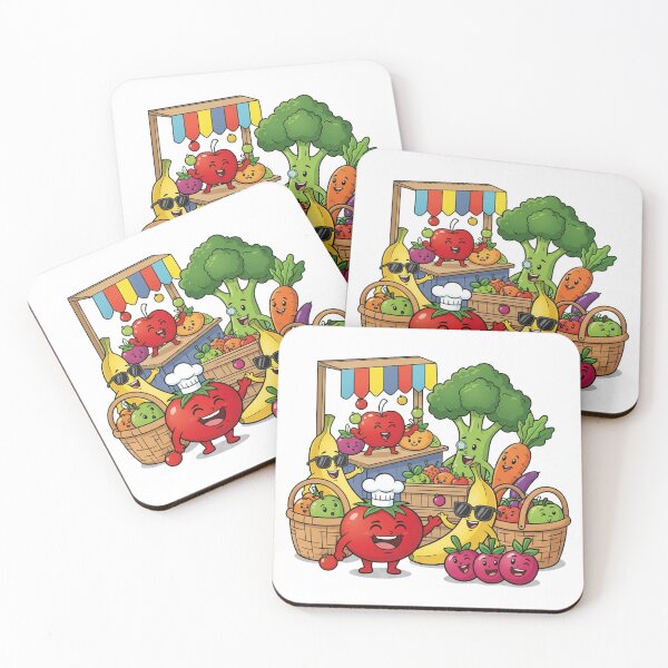 Item preview, Cute Vegetable and Fruits designed and sold by GenzShoppingHub.