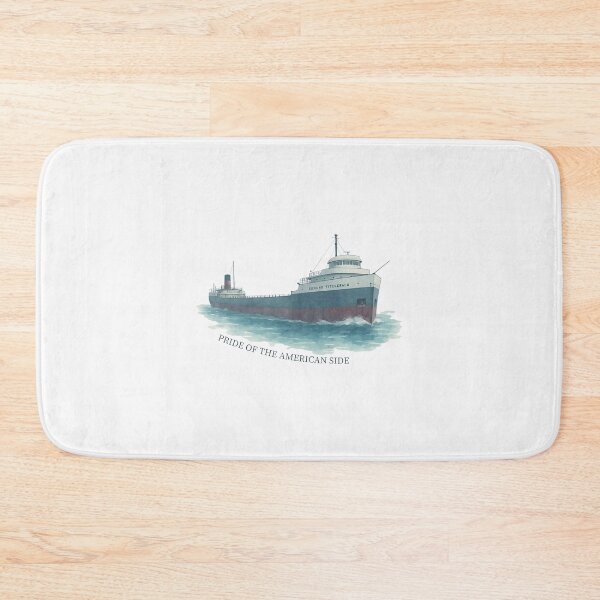 Item preview, Edmund Fitzgerald Never Forget Nov 10th 1975 Great Lakes Ship Pride Of The American Side designed and sold by jimfarrepo.