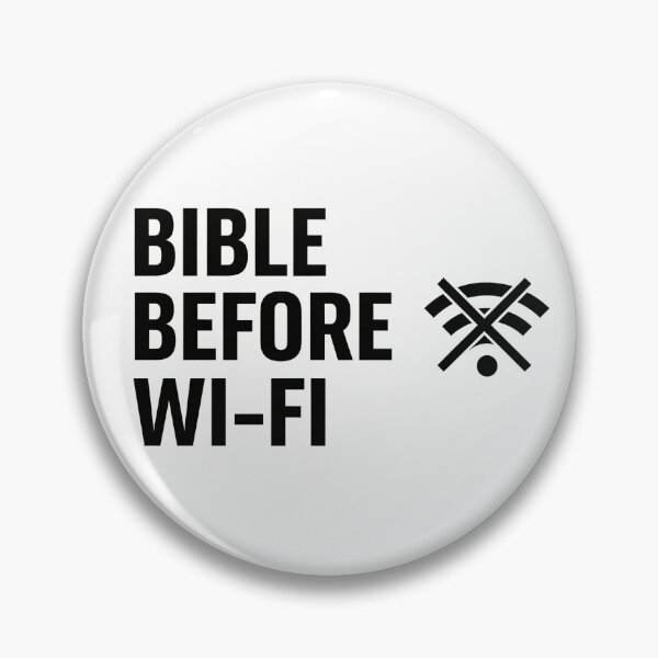 Item preview, Bible Before Wi-Fi designed and sold by BlessedNSarcastic.