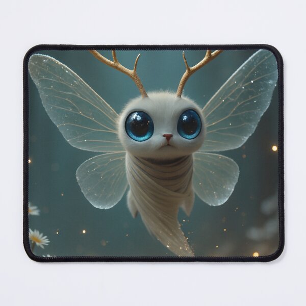 Item preview, Starborn Guardian - Fairy Creature with Golden Antlers designed and sold by Artfully Entertained.