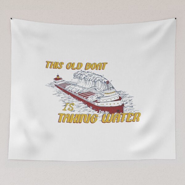 Item preview, Taking Water Edmund Fitzgerald Memorial This Old Is Taking Water designed and sold by jimfarrepo.