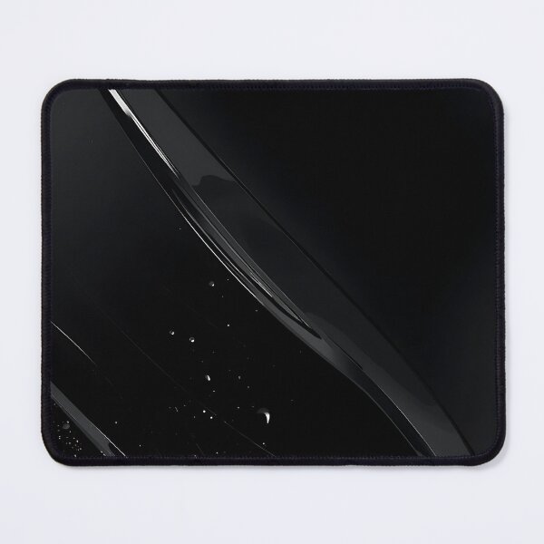 Item preview, Polished Synthetic Black Glass Flow — Minimal Dark Surface Texture designed and sold by SurfaceCraft Studio.