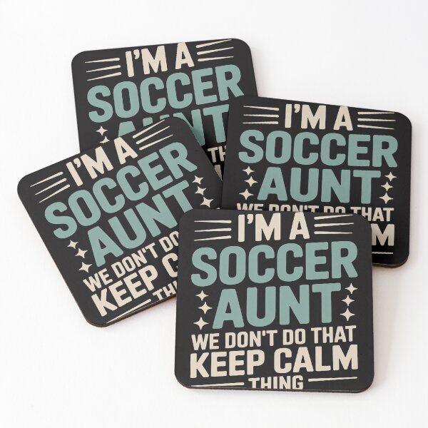 Item preview, Keep Calm Soccer Aunt Aunts Auntie  Gifts designed and sold by CareTopping.