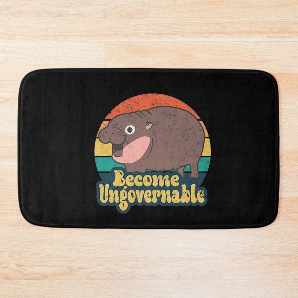 Item preview, Become Ungovernable Moo Deng Humor Cute Baby Hippo T-Shirt designed and sold by RavenPurdy.