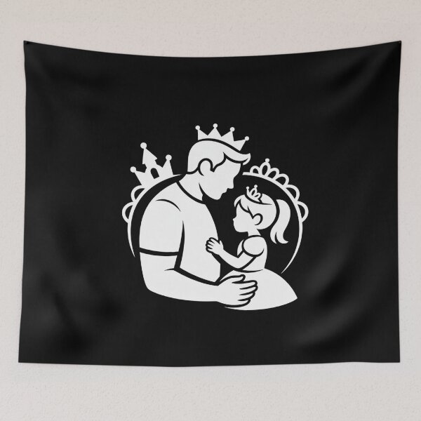 Item preview, Girl Dad T-Shirts - Princess & Protective Love Designs designed and sold by Reichcorp.
