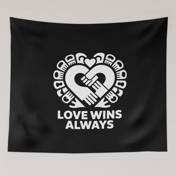 Item preview, Love Wins Always T-Shirt - Heart & Unity Design designed and sold by Reichcorp.