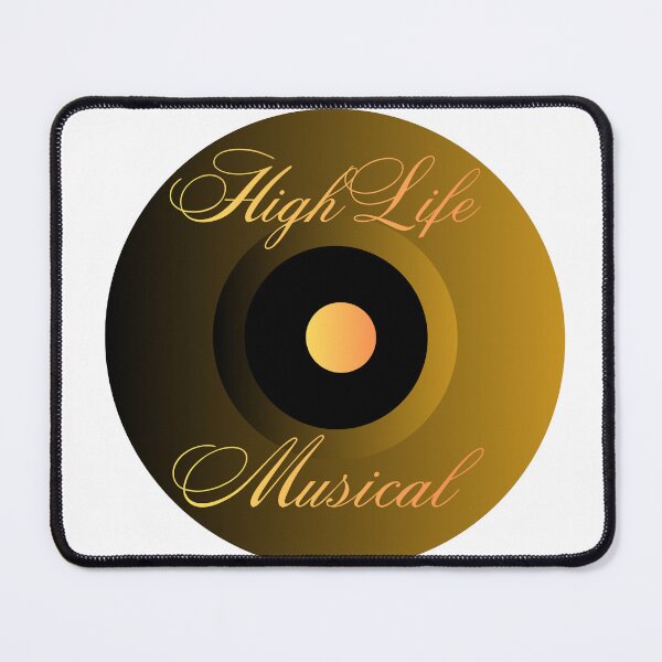 Item preview, High Life Musical – Vintage Golden Vinyl Record Design designed and sold by Uceepeace.