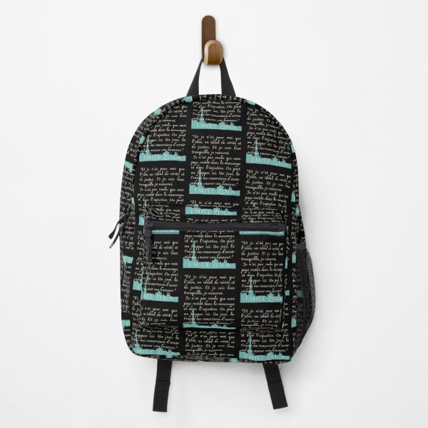 Item preview, Émile Zola quote: Et je n’ai pour moi que l’idée, un idéal de vérité et de justice. Et je suis bien tranquille, je vaincrai. designed and sold by artbleed.