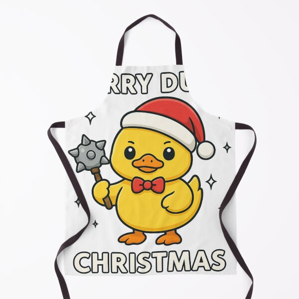 Item preview, Merry Duck Christmas Funny Cute Duck With Weapon D&D Holiday designed and sold by haitrieuic96.