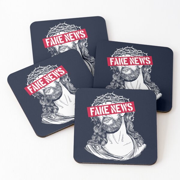 Item preview, Blackcraft Anti-Christian Fake News Funny Jesus Atheist Antireligion Agnostic SkepticT-Shir designed and sold by FallonPhoenix.