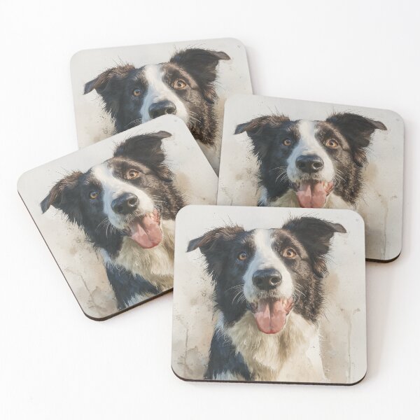 Item preview, Border Collie Dog Portrait designed and sold by laurashawart.