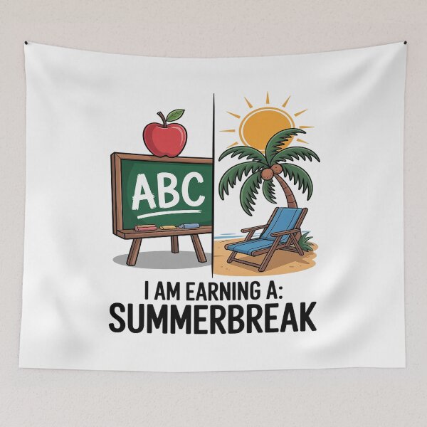Item preview, I Am Earning A Summerbreak Teacher designed and sold by AmparoBoyle.