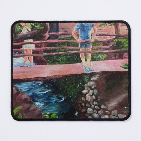 Item preview, Down by the Water Fine Art Oil Painting designed and sold by ProlybyLane.