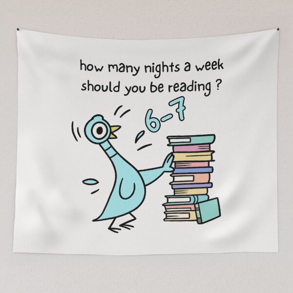 Item preview, How Many Nights A Week Should You Be Reading 6-7 Teacher Six Seven 67 designed and sold by bethanyrodgers6.
