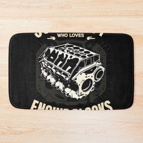 Item preview, Just a Boy Who Loves Engine Blocks | Car Enthusiast Mechanic Gift designed and sold by Clairenity Studio.