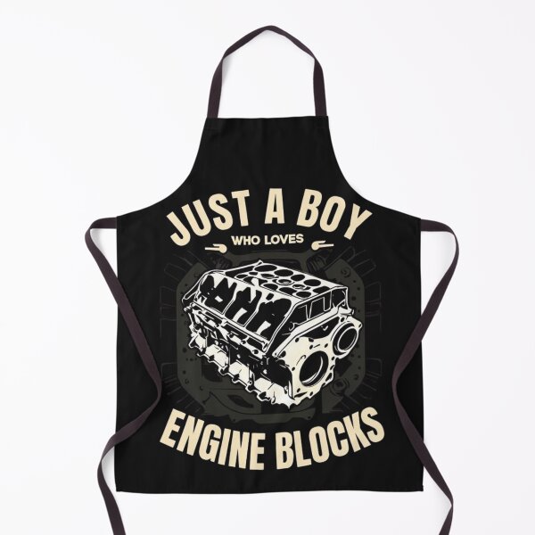 Item preview, Just a Boy Who Loves Engine Blocks | Car Enthusiast Mechanic Gift designed and sold by Clairenity Studio.