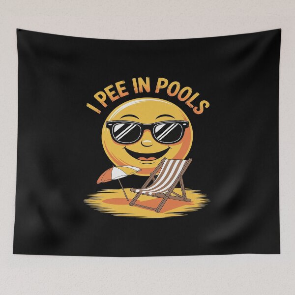 Item preview, I Pee In Pools - Funny Jokes - Sarcastic Sayings designed and sold by VasilisLamArt.