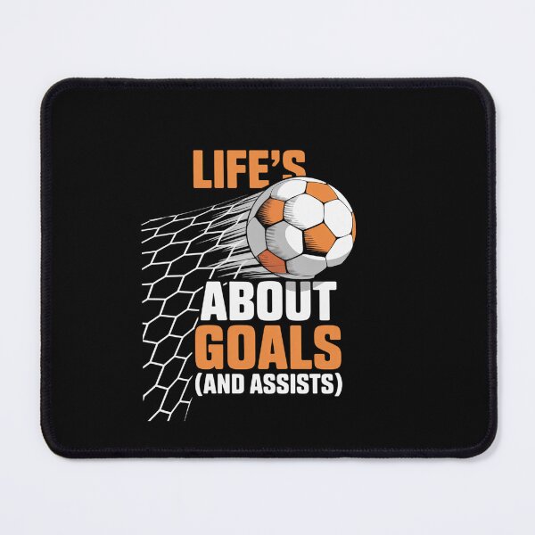 Item preview, Life’s About Goals And Assists Quote Youth Soccer designed and sold by MicanCuteStore.