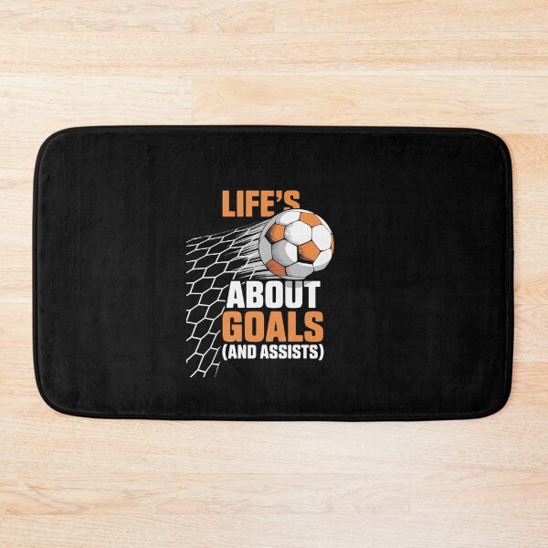Item preview, Life’s About Goals And Assists Quote Youth Soccer designed and sold by MicanCuteStore.