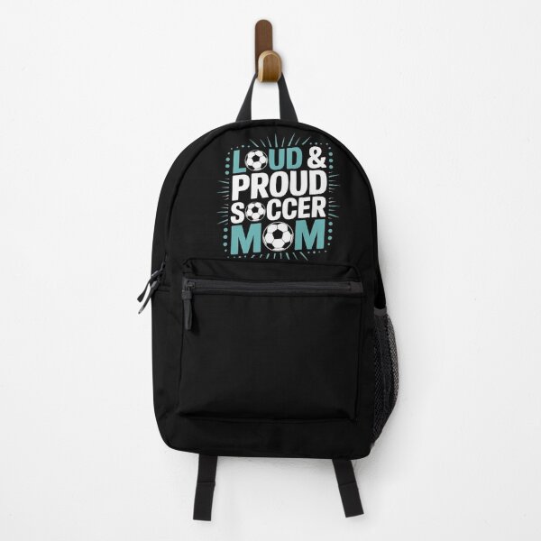 Item preview, Loud and Proud Soccer Mom Teal and White designed and sold by MicanCuteStore.