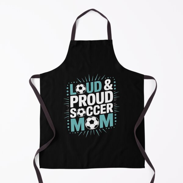 Item preview, Loud and Proud Soccer Mom Teal and White designed and sold by MicanCuteStore.