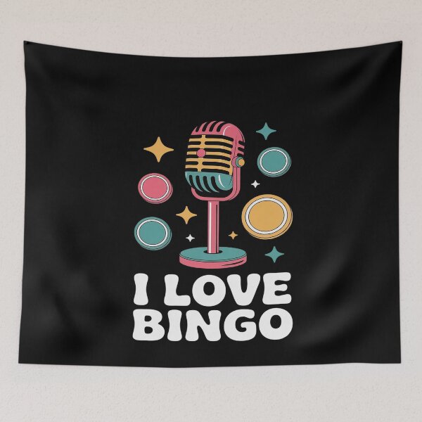 Item preview, I Love Bingo Fun Microphone designed and sold by MinaReinger.