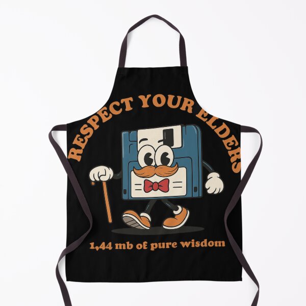 Item preview, "Respect Your Elders" Funny Floppy Disk Retro Tech Humor IT designed and sold by haitrieuic96.