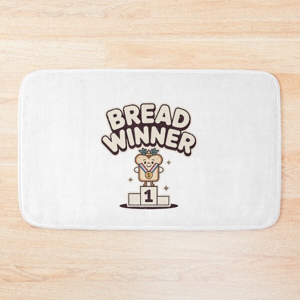Item preview, Bread Winner Funny Cartoon Food Humor designed and sold by elderberry.