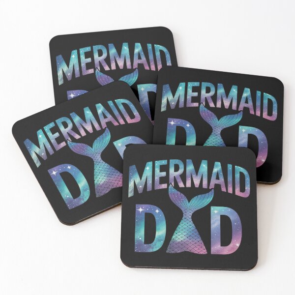 Item preview, Mermaid Dad Tail Matching Mermaid Squad Birthday Party designed and sold by AvagondaMind.