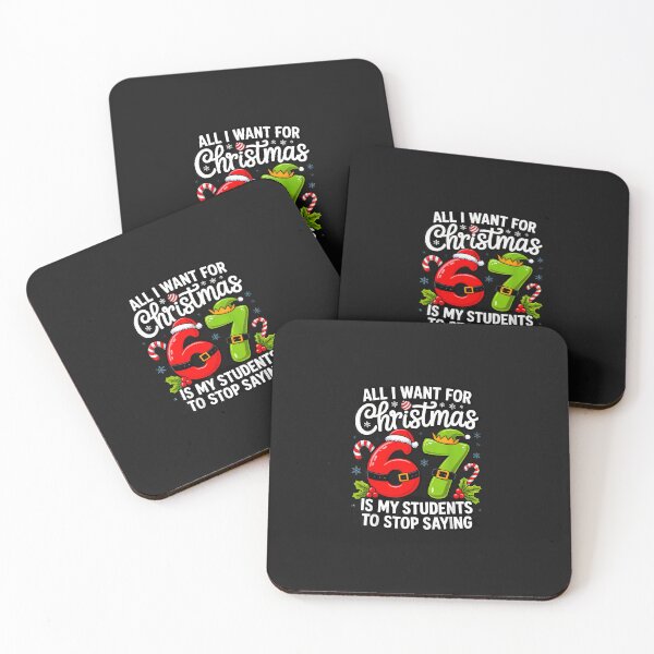 Item preview, Funny Teacher Christmas 6 7 Meme Students Saying Six Seven  designed and sold by cawtoon.
