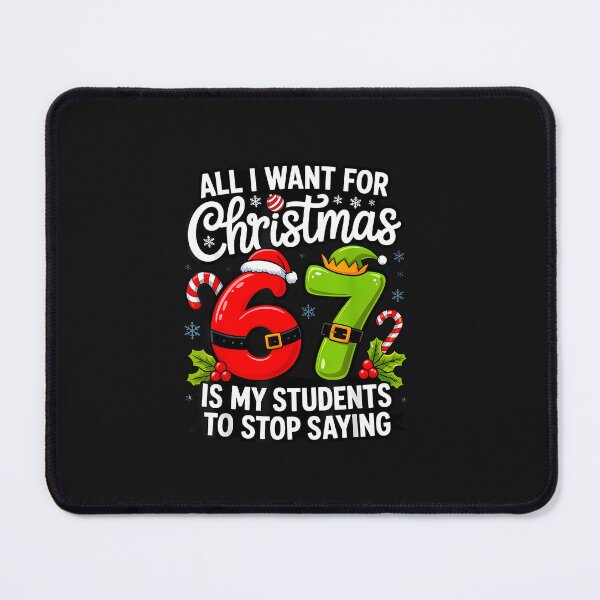 Item preview, Funny Teacher Christmas 6 7 Meme Students Saying Six Seven designed and sold by cawtoon.