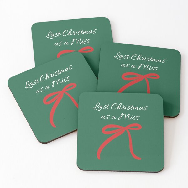 Artikelvorschau, Letztes Weihnachten als Miss Lustige Geschenke für Braut und Verlobte entworfen und verkauft von Anemon-Design.