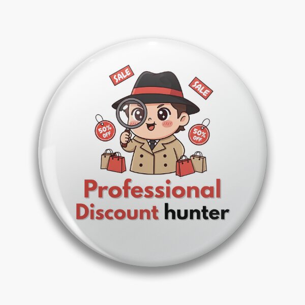 Item preview, Professional Discount Hunter Cute Black Friday designed and sold by Pixelmap.