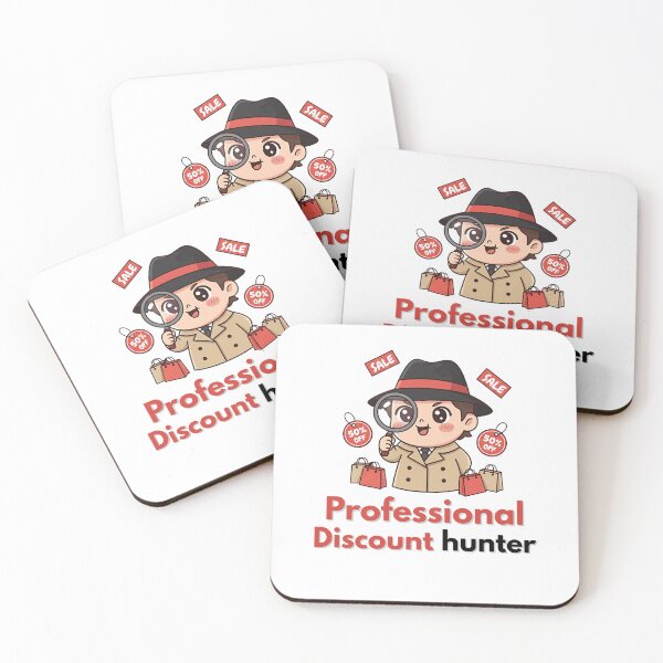 Item preview, Professional Discount Hunter Cute Black Friday designed and sold by Pixelmap.