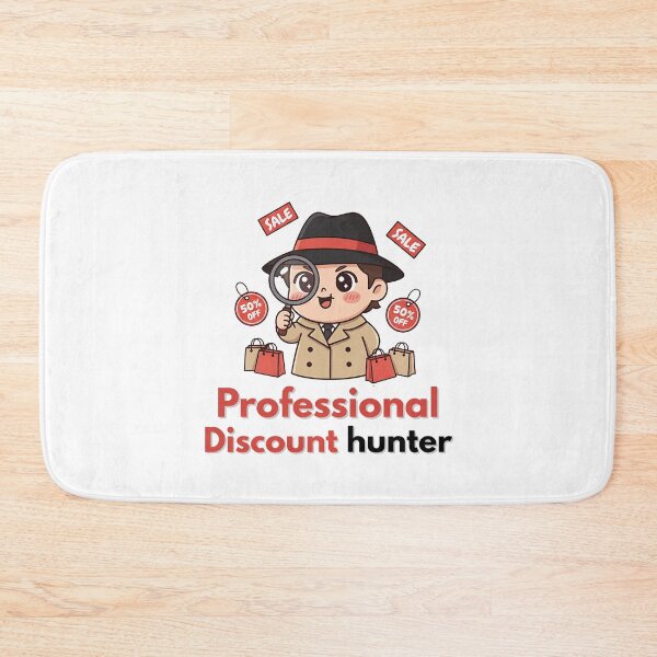 Item preview, Professional Discount Hunter Cute Black Friday designed and sold by Pixelmap.