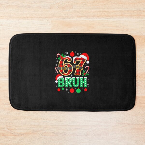 Item preview, Funny 67 Six Seven Bruh Meme Christmas Pajama Family Holiday designed and sold by cawtoon.