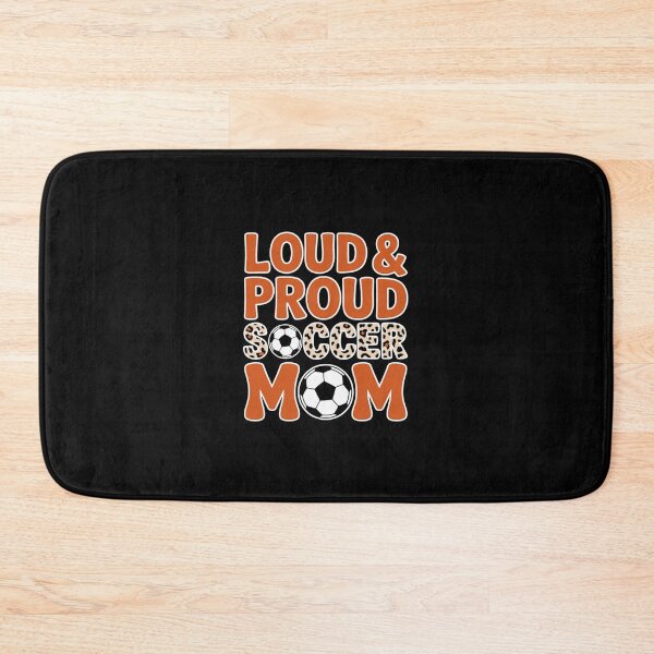 Item preview, Loud Proud Soccer Mom Orange Team Leopard Soccer Mom Squad designed and sold by MicanCuteStore.