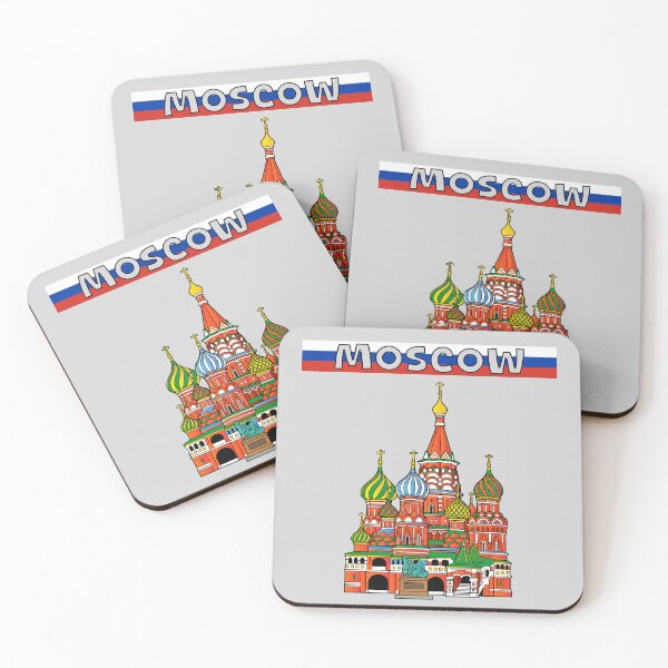 Item preview, Moscow Majesty, Saint Basil’s Cathedral Art Tee designed and sold by mashmosh.