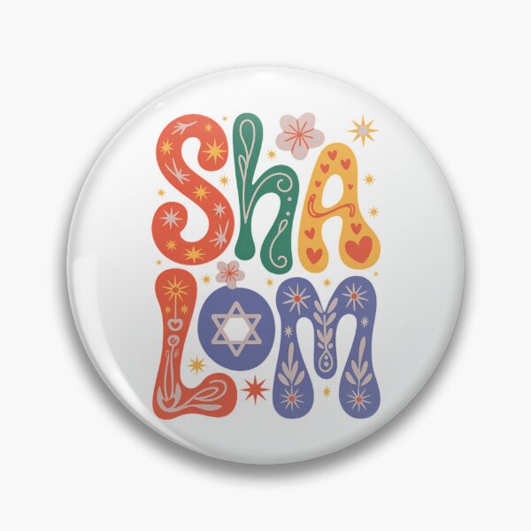 Item preview, Shalom Jewish Peace Hanukkah Star Of David Hello designed and sold by PunkNation-Arts.