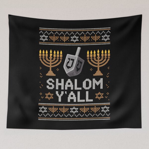 Item preview, Shalom Hanukkah, Chanukah designed and sold by PunkNation-Arts.