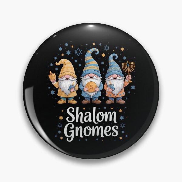 Item preview, Shalom Gnomes Jew Hanukkah Pajamas Chanukah  designed and sold by PunkNation-Arts.