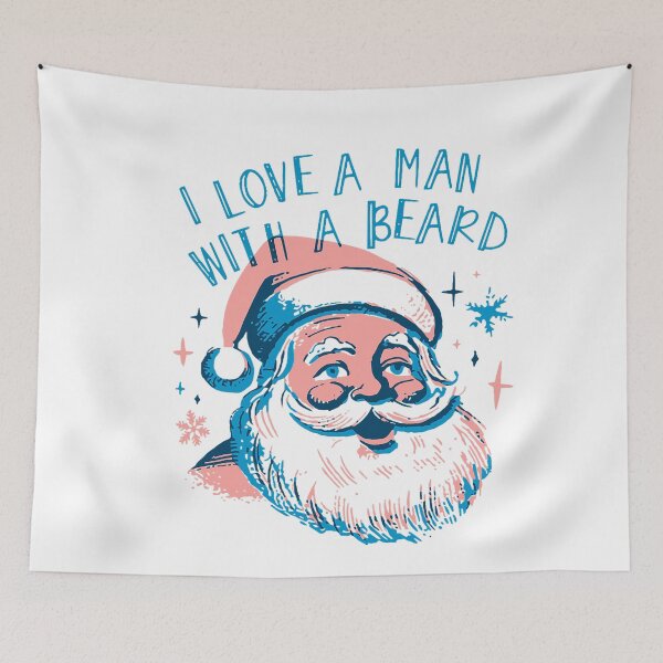 Item preview, Funny Funny Christmas I Love a Man With a Beard Unisex T-Shirt designed and sold by RyanJosephBer.