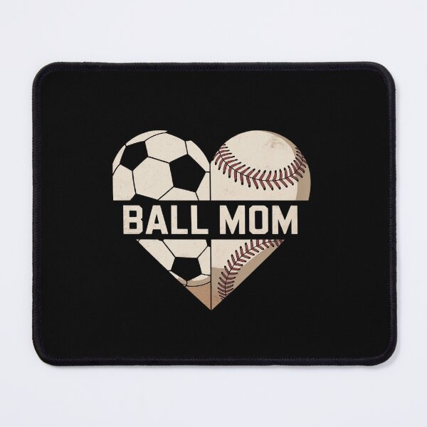 Item preview, Mom Of Both Heart Soccer Baseball Sports Mom Mother's Day designed and sold by MicanCuteStore.