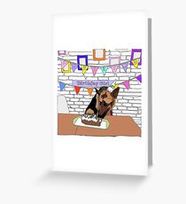 Party Dog Greeting Card