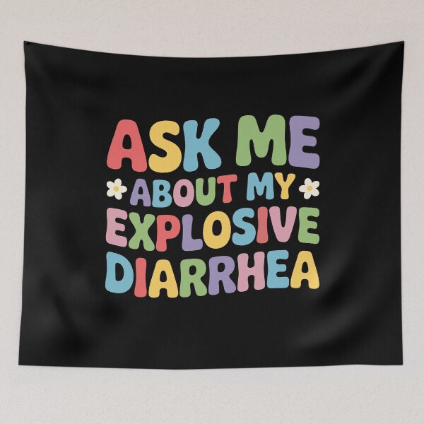 Item preview, Ask Me About My Explosive Diarrhea Adult Humor designed and sold by KarimSoCute.