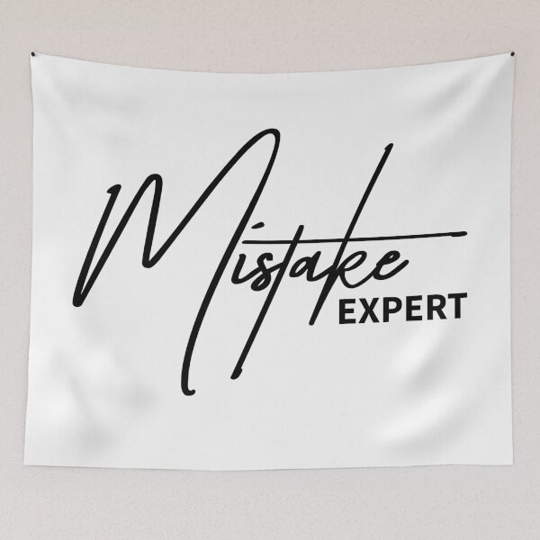 Item preview, Official Mistake Expert Funny Quote Sarcasm designed and sold by ReggieDior.