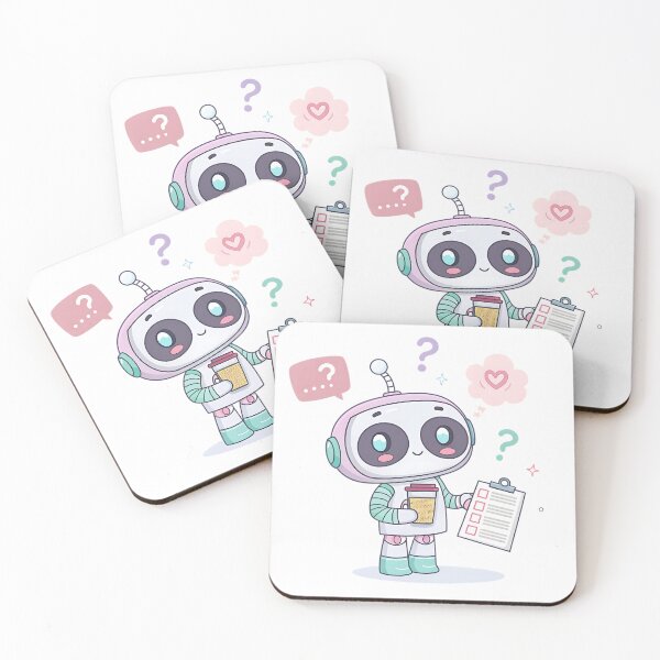 Item preview, Cute confused robot designed and sold by Neural-canvas.