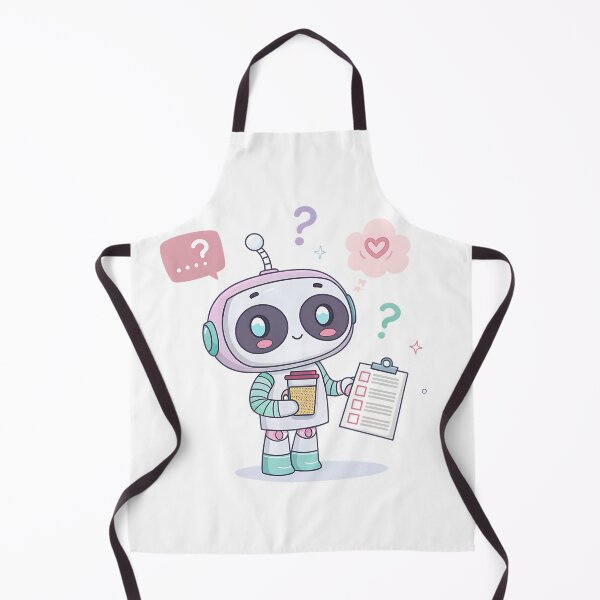 Item preview, Cute confused robot designed and sold by Neural-canvas.