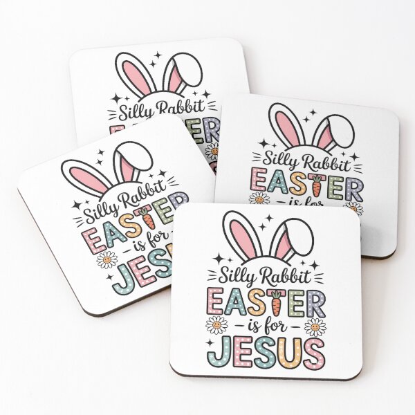 Item preview, Silly Rabbit Easter Is For Jesus Christian designed and sold by PunkNation-Arts.