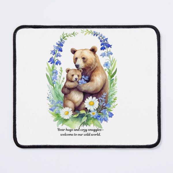 Item preview, Mama Bear and Baby Cub Watercolor Design – Mother’s Love Family Art Gift designed and sold by NoviaRobert.